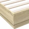 vidaXL Bettgestell Sonoma-Eiche 140x190 cm Holzwerkstoff Produktbild-Vorschau 5