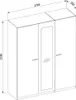 Schlafzimmer Set inkl. Lattenrost 180x200 cm Liegefläche in Produktbild-Vorschau 13