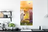MuchoWow® Poster Katzen - Schmetterling - Sonnenuntergang - Produktbild-Vorschau 3