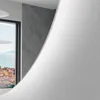 Lustro łazienkowe LED 54x54 cm - Asymetryczne, chłodne Podgląd zdjęcia produktu 2