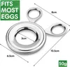 Eierköpfer Edelstahl Eier Öffner Eierschneider Frühstücksei Produktbild-Vorschau 2