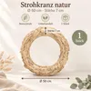 Strohkranz natur sieben Größen Kranzrohling Strohring Produktbild-Vorschau 9