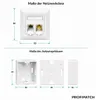 ProfiPatch Keystone Netzwerkdose Datendose Aufputz und Produktbild-Vorschau 4