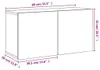 vidaXL TV-Wandschrank Weiß 80x30x41 cm Produktbild-Vorschau 8