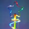 A close-up of a star-shaped Christmas tree topper with colorful LED lights. Náhľad obrázku produktu