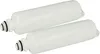 Two white water filter cartridges are shown diagonally against a white background. Produktbild-Vorschau