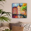 MuchoWow® - Leinwandbilder - Ölgemälde - Amsterdam - Kunst Produktbild-Vorschau 2