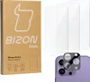 3x Szkło + szybka na aparat BIZON Clear 2 Pack do iPhone 15 Produktbild-Vorschau 1
