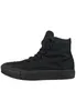 A side view of a black high-top Converse sneaker against a white background. Produktbild-Vorschau