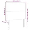 vidaXL Kopfteile 2 Stk. Grau 100x5x78/88 cm Kunstleder - Produktbild-Vorschau 9