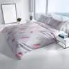 Flauschige Thermofleece Bettwäsche 155x220 cm Grau Bordeaux Produktbild-Vorschau 5