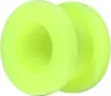 Ohr Flesh Tunnel Piercing Acryl Screw on Gelb UV Produktbild-Vorschau 1