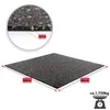 A close-up view of a rubber mat with dimensions and thickness indicated, and a larger view of the mat itself with its weight indicated. Produktbild-Vorschau