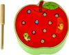 Magnetyczne drewniane jabłko-gąsienica Podgląd zdjęcia produktu 11