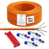 ARLI Cat7 Verlegekabel 100 m + 4x RJ45 Netzwerkstecker Produktbild-Vorschau 1