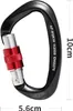 Kletterkarabiner mit Schraubverschluss, strapazierfähig, Produktbild-Vorschau 5