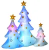HOMCOM Aufblasbare Weihnachtsdeko mit LED-Licht, 210 cm Produktbild-Vorschau 1