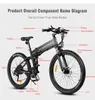 Rower elektryczny E-Bike składany 26 cali E Bike rower Podgląd zdjęcia produktu 14