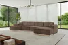 ALTDECOR Ecksofa in U-Form  ARRIO-U2 - 388x171x83 cm Braun Produktbild-Vorschau 3