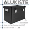 Aluminium Box mit Deckel Schwarz Alu Kiste Box Alukiste 75 Produktbild-Vorschau 2