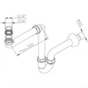 Raumsparsiphon 1 1/4 Zoll mit 40 mm Anschluss Produktbild-Vorschau 6