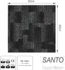 Teppichfliese Santo Schwarz 78 50 x 50 cm Produktbild-Vorschau 3
