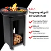 BBQ Collection 3-in-1 Vuurkorf en Grillplaat - Tuinhaard 61 Productafbeelding-voorbeeld 2