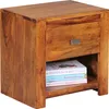 Wohnling Console da letto in legno massiccio di Sheesham Anteprima dell’immagine prodotto 1