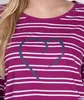 Moonline  Damen Nachthemd kurz Sleepshirt aus 100% Produktbild-Vorschau 3