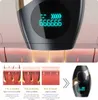 Collage showing a hair removal device with diagrams illustrating hair growth stages and a timeline. Produktbild-Vorschau
