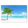 MuchoWow® Schreibtischunterlage Palme - Strand - Meer - Produktbild-Vorschau 1