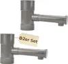 2er Set Regendieb Wasserdieb Fallrohr Abzweig mit Hahn Produktbild-Vorschau 1
