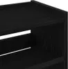 vidaXL Portascarpe nero 60x25x81 cm Materiale a base di Anteprima dell’immagine prodotto 7