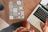 MuchoWow® Mauspad Mousepad Muster - Vintage - Braun - Produktbild-Vorschau 3