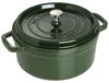 Staub Cocotte ronde vert basilic 24 cm 40509-356-0 Voir les images du produit 1
