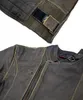 Motorrad Lederjacke im Antik Retro Used Look Adler Prägung Produktbild-Vorschau 7
