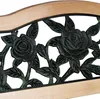 Parkbank mit Rückenlehne 123,5 x 74 x 48 cm Gardi Rose Produktbild-Vorschau 7