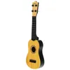 Ukelele para niños, instrumento musical de madera natural Vista previa de la imagen del producto 1