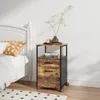 Cassettiera con rotelle Relaxdays, 2 cassetti, cartelle Anteprima dell’immagine prodotto 3