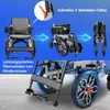 Hochleistungs Rollstuhl Elektrisch Faltbar Leicht bis Produktbild-Vorschau 9