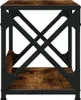 vidaXL Stojan na tlačiarne 2 police Smoked Oak 44x26x31,5 Náhľad obrázku produktu 5