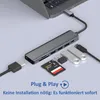 Rolio USB C Hub, 7 in 1 Hub, , USB-C, 4K HDMI, USB 3.0, Produktbild-Vorschau 3