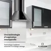 Lumio Neo hotte aspirante rétro en inox 60 cm 610 m³/h Voir les images du produit 2