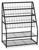 Relaxdays – metalowy stojak na czasopisma, wymiary: 81 x 67 Podgląd zdjęcia produktu 9