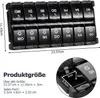 Tablettenbox voor 7 dagen, pillendoos voor 2 keer per dag, Productafbeelding-voorbeeld 6