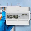 Qoltec Three phase electronic meter DIN rail 400V 100 Produktbild-Vorschau 2