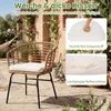COSTWAY 3-tlg. Gartenmöbel Set Polyrattan, Bistroset für 2 Produktbild-Vorschau 7