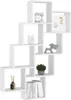 vidaXL Cube Shelf White 90x15x119 cm odvozený výrobek ze Náhled obrázku produktu 3