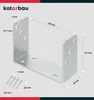 A U-shaped metal bracket with dimensions and screws shown. Podgląd zdjęcia produktu