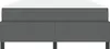 vidaXL Boxspringbett Dunkelgrau 160 x 200 cm Stoff Produktbild-Vorschau 6